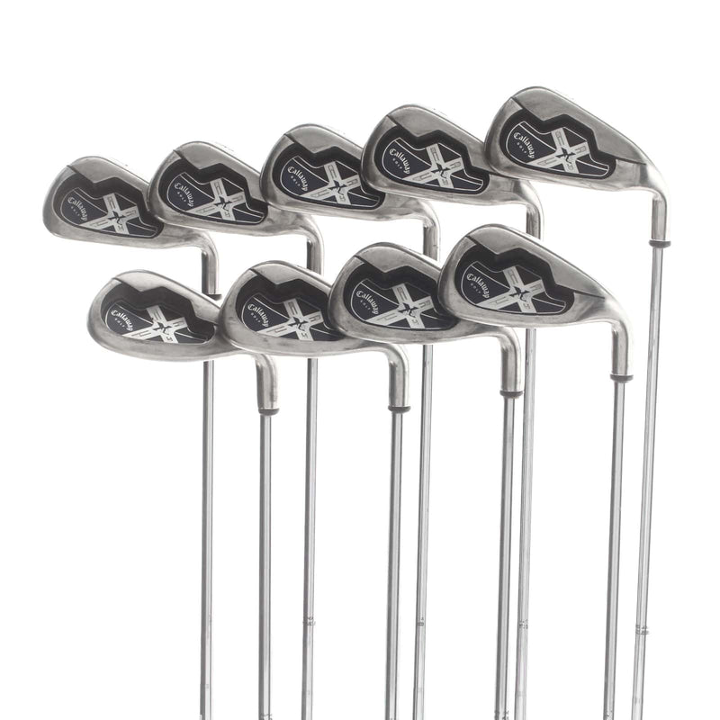 Callaway X-18 Steel Mens Right Hand Irons 3-SW Uniflex - Callaway