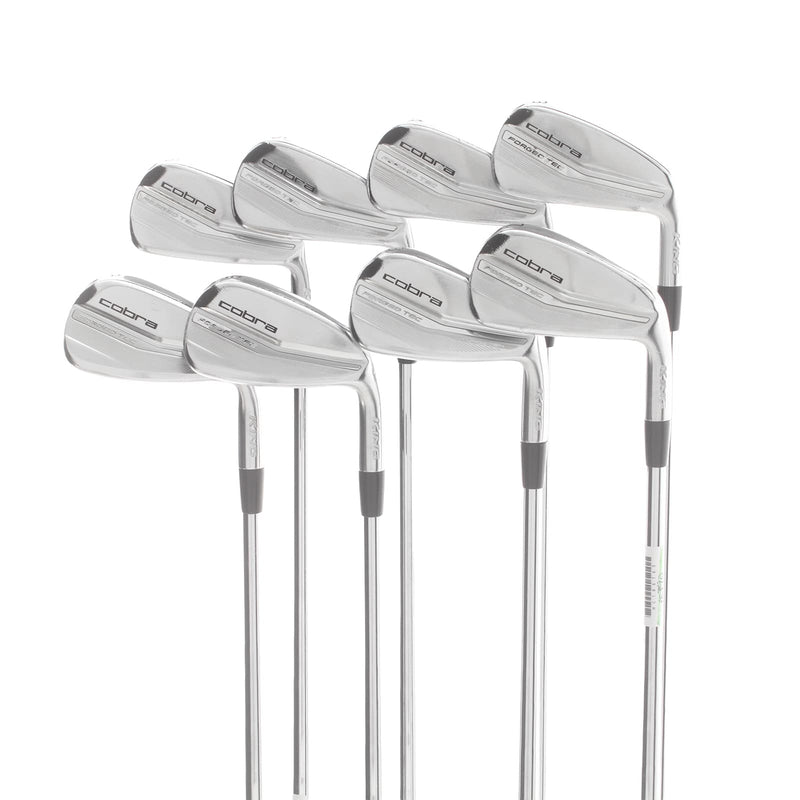 Cobra Forged Tec 2022 Steel Mens Right Hand Irons 3-PW Senior - KBS $-Taper Lite