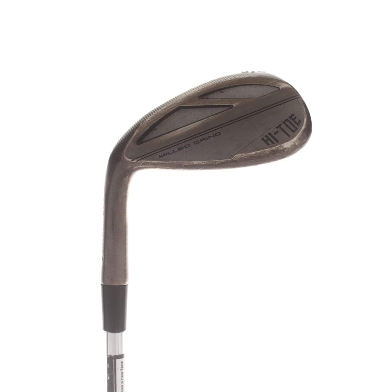 TaylorMade Milled Grind 3 Steel Mens Left Hand Gap Wedge 52* 9 Bounce Wedge - KBS Hi-Rev 2.0 115