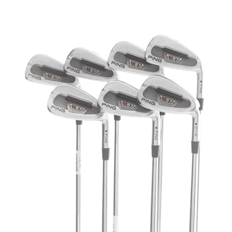 Ping S57 Steel Mens Right Hand Irons 4-PW Black Dot Regular - Ping AWT