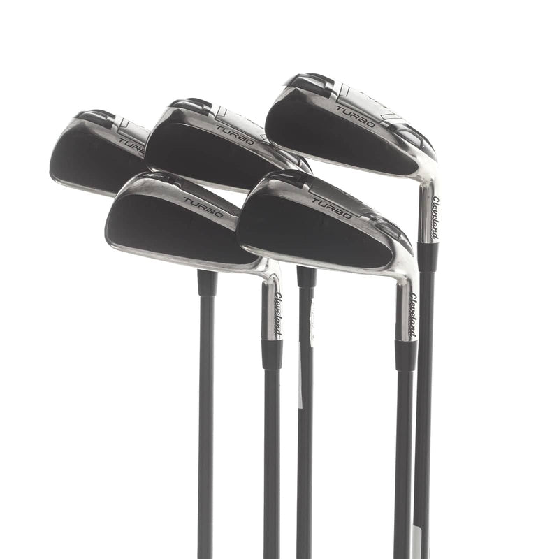 Cleveland HB Launcher Turbo Graphite Mens Right Hand Irons 6-PW Senior - Miyazaki 6A