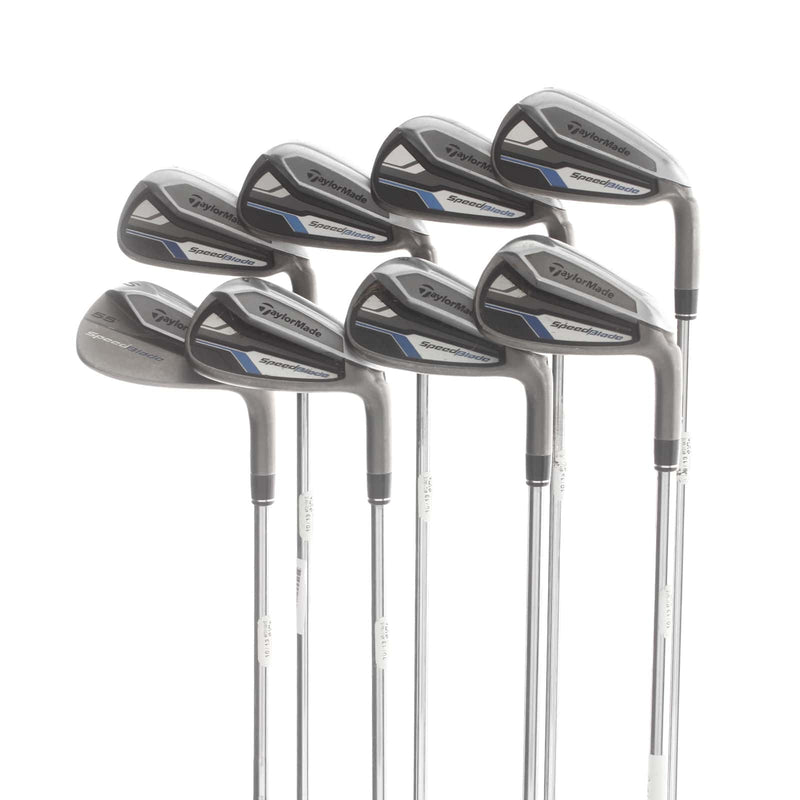 TaylorMade Speedblade Steel Mens Right Hand Irons 4-SW Regular - TaylorMade 85g