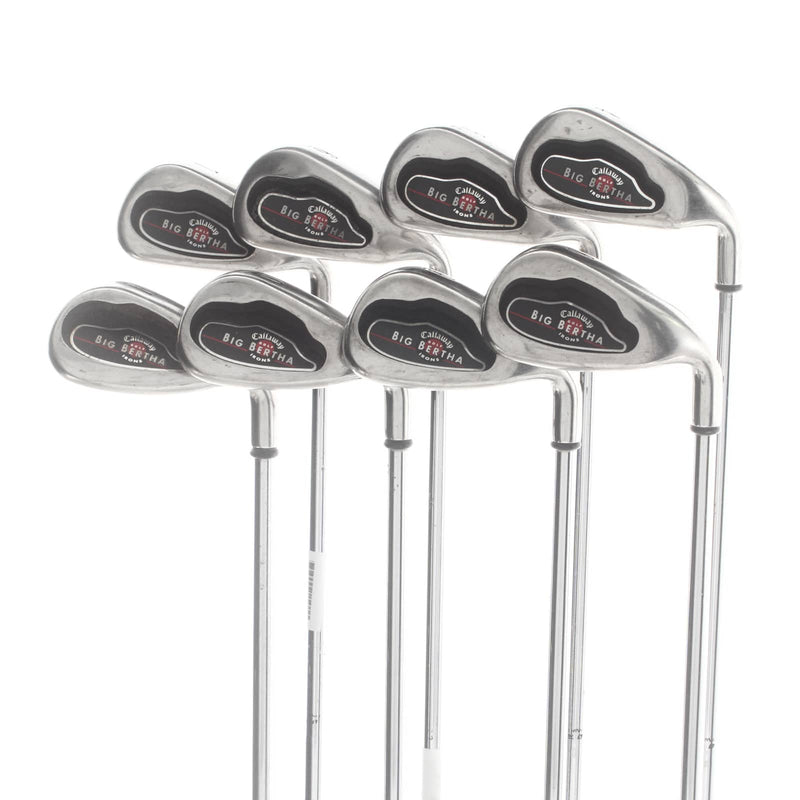 Callaway Big Bertha 2004 Steel Mens Right Hand Irons 4-GW Uniflex - Callaway