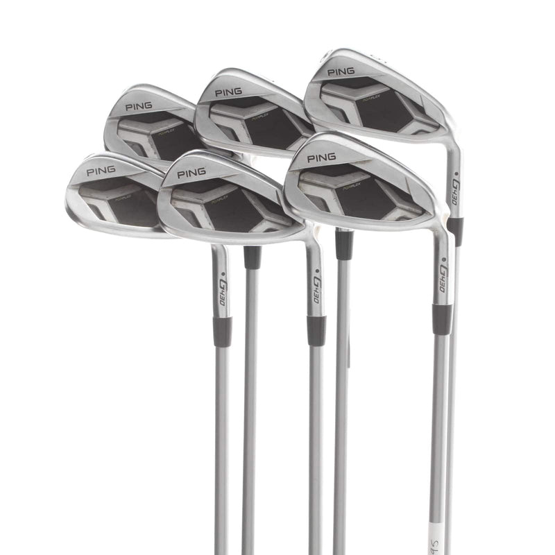 Ping G430 Graphite Mens Right Hand Irons 6-SW Black Dot Senior - Ping Alta Quick 35g