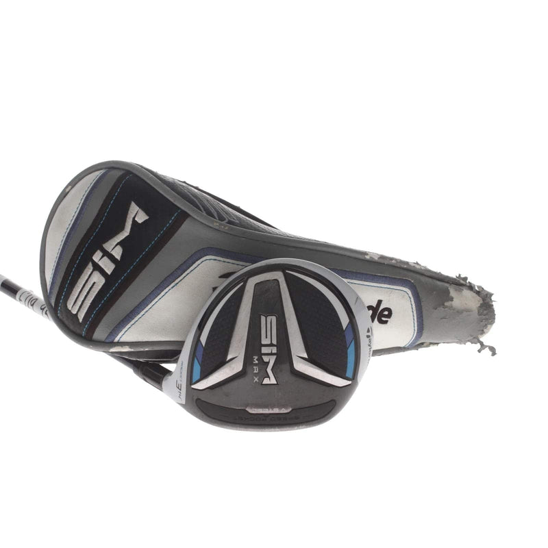 TaylorMade Sim Max Graphite Mens Right Hand Fairway 3 Wood 14* Stiff - Fujikura Ventus FW 6-S Blue