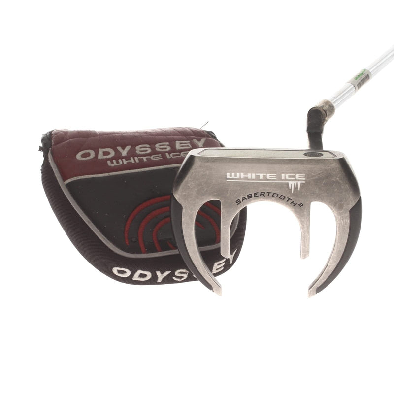 Odyssey White Ice Sabertooth Mens Right Hand Putter 34" Mallet - Odyssey