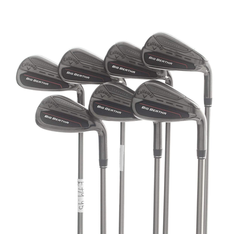 Callaway Big Bertha Graphite Mens Right Hand Irons 5-SW Regular - RCH 65 R