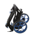 Cube 3 3-Wheel Push/Pull Trolley - Black/Blue