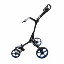 Cube 3 3-Wheel Push/Pull Trolley - Black/Blue