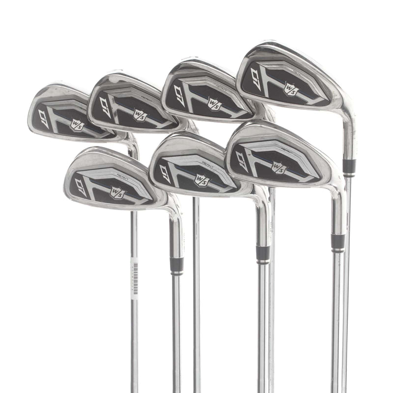 Wilson D7 Steel Mens Right Hand Irons 4-PW Regular - KBS Tour