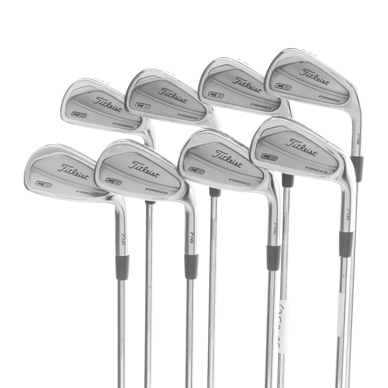 Titleist 716 CB Steel Mens Right Hand Irons 3-PW Stiff - True Temper XP 90 S300