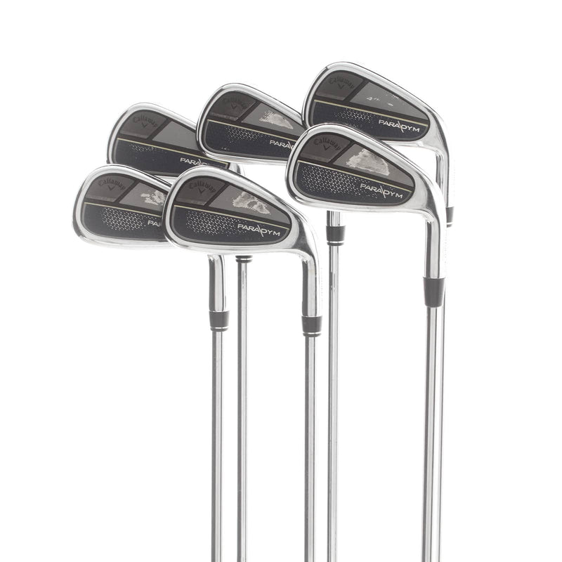Callaway Paradym Steel Mens Right Hand Irons 5-PW Stiff - True Temper Elevate MPH