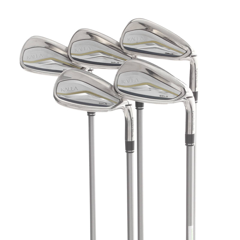 TaylorMade Kalea Gold Graphite Ladies Right Hand Irons 7-SW Ladies - Kalea Gold 40
