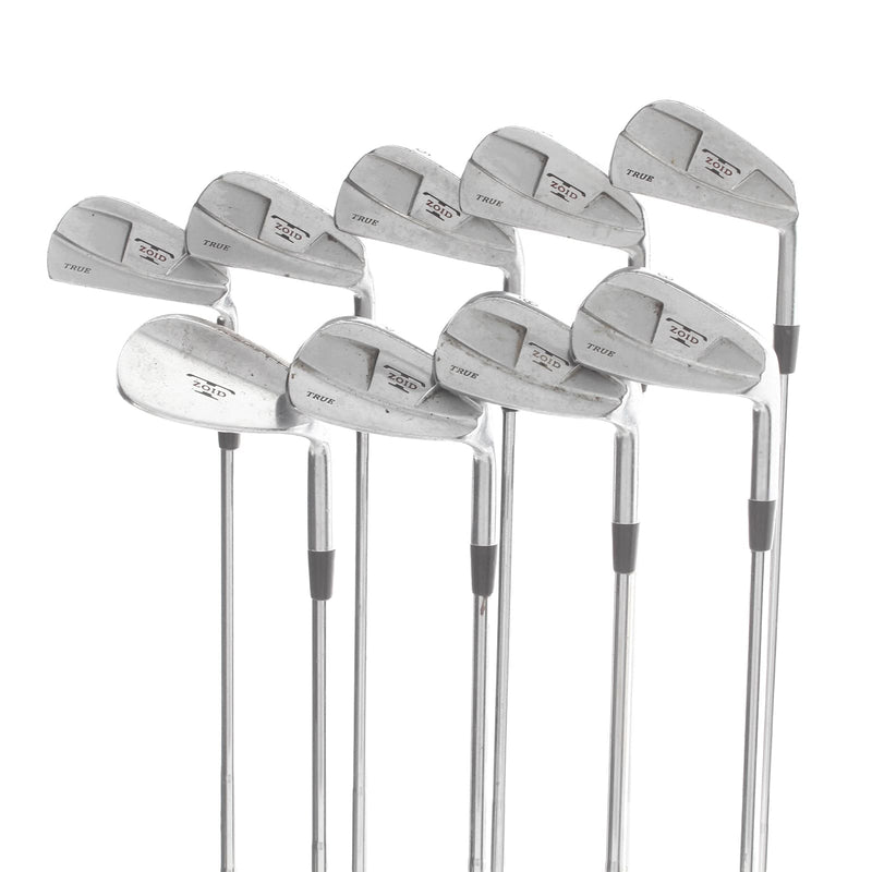 Mizuno T-Zoid True Steel Mens Right Hand Irons 3-SW Regular - True Temper Dynamic Gold