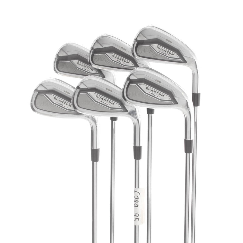 Callaway Quantum Max Steel Mens Right Hand Irons 5-PW Regular - KBS Max R 90