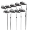 TaylorMade Qi Steel Mens Right Hand Irons 4-PW+AW+SW Regular - KBS Max R65