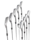 TaylorMade Qi Steel Mens Right Hand Irons 4-PW+AW+SW Regular - KBS Max R65