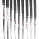 TaylorMade Qi Steel Mens Right Hand Irons 4-PW+AW+SW Regular - KBS Max R65
