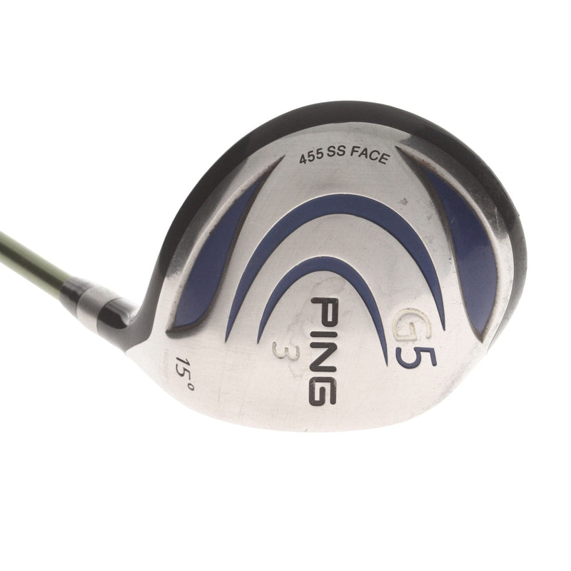 Ping G5 Graphite Mens Right Hand Fairway 3 Wood 15* Regular - Aldila NV 75-R 350