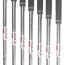 TaylorMade Qi Max Steel Mens Right Hand Irons 5-SW Stiff - KBS Max MT 85
