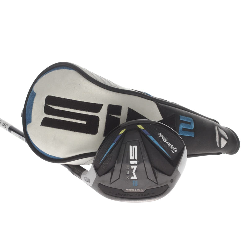 TaylorMade Sim 2 Max Graphite Mens Right Hand Fairway 5 Wood 18* Regular - Fujikura Ventus FW 5-R Blue