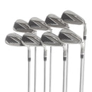 TaylorMade Stealth Steel Mens Right Hand Irons 5-SW+AW Stiff - KBS Max 85