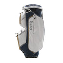 Ping Traverse Cart Bag - White/Blue/Gold