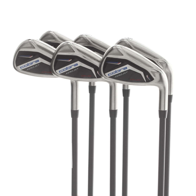 Cobra Aerojet Graphite Mens Right Hand Irons 5-PW Regular - KBS PGI 75