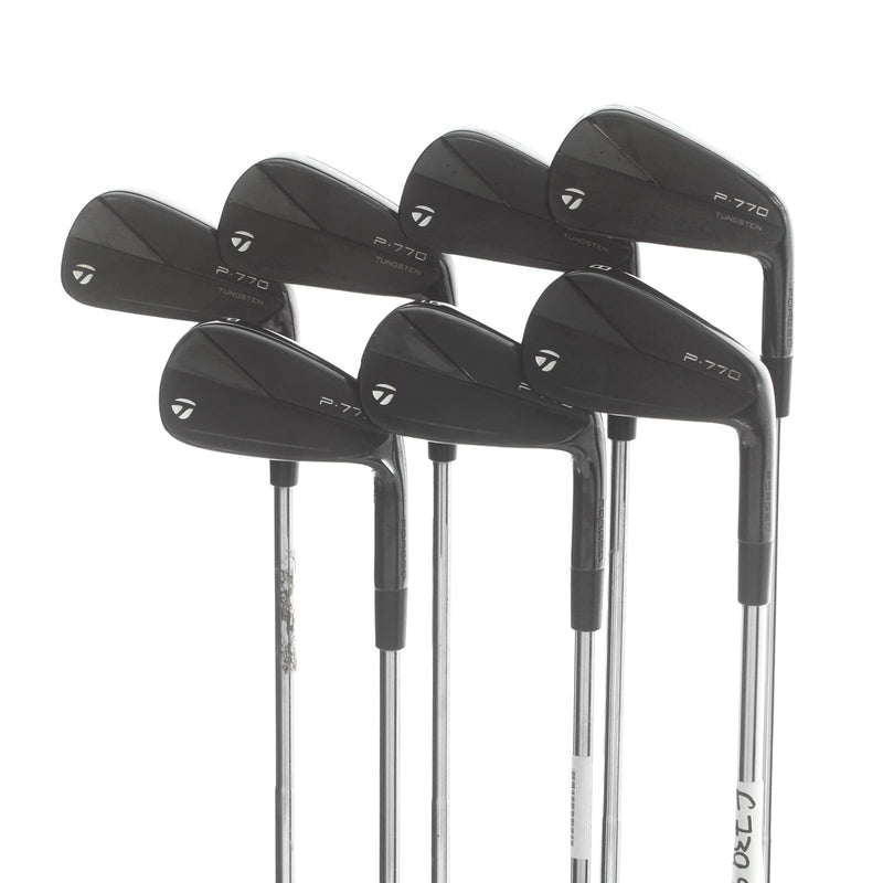 TaylorMade 2023 P770 Limited Edition Phantom Black Steel Mens Right Hand Irons 4-PW Stiff - Dynamic Gold S300 Mid 115