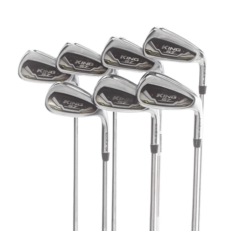 Cobra King Speedzone Steel Mens Right Hand Irons 5-SW Stiff - KBS $-Taper Lite