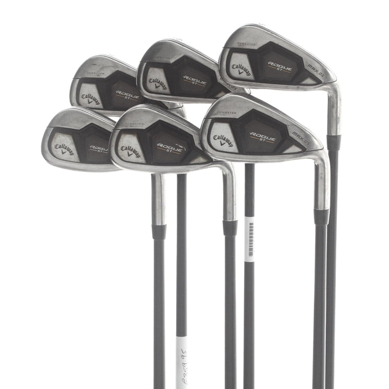 Callaway Rogue ST Max OS Graphite Mens Right Hand Irons 5-PW Senior - Cypher Fifty 5.0