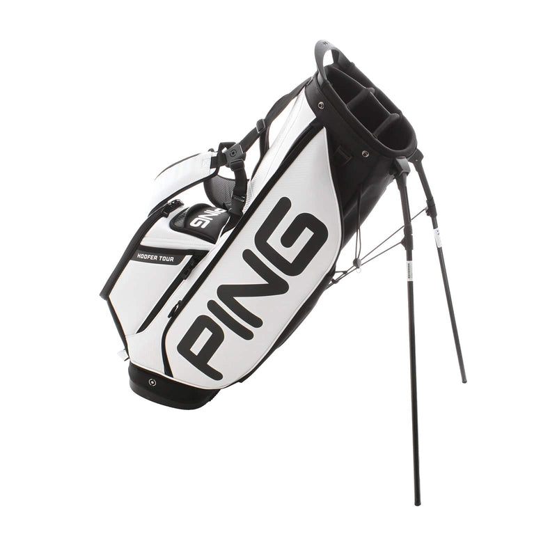 Ping Hoofer Tour Stand Bag - Black/White