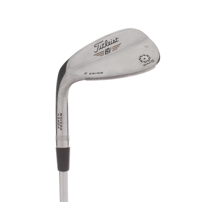 Titleist Vokey SM5 Steel Mens Left Hand Gap Wedge 52* 12 Bounce F Grind Wedge - Dynamic Gold S200