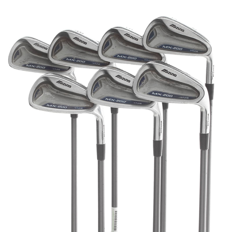 Mizuno MX-200 Steel Mens Right Hand Irons 4-PW Regular - Grafalloy ProCustom
