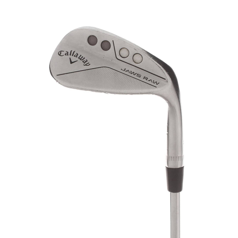 Callaway Jaws Raw Steel Mens Right Hand Gap Wedge 50* 10 Bounce S Grind Wedge - Dynamic Gold Spinner 115 Tour Issue