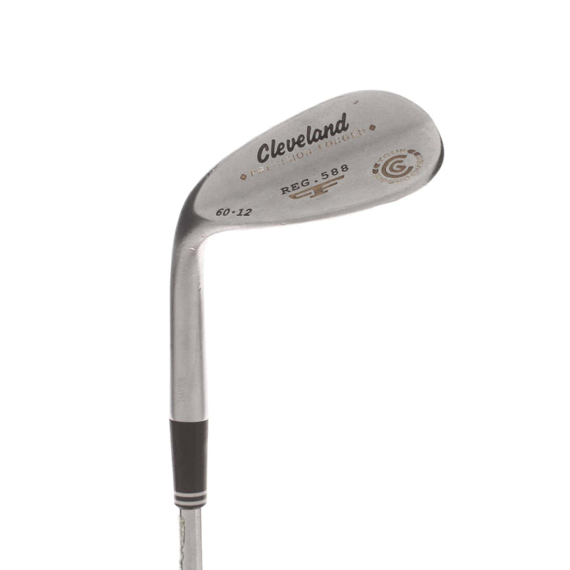 Cleveland Reg 588 Steel Mens Left Hand Lob Wedge 60* 12 Bounce Wedge - True Temper Tour Concept