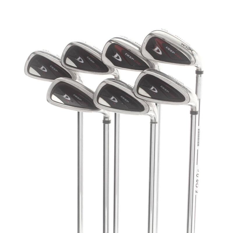 Wilson Deep Red Steel Mens Right Hand Irons 5-SW Regular -
