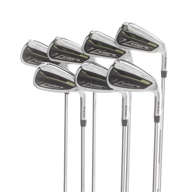 Cobra Radspeed Steel Mens Right Hand Irons 5-GW Regular - KBS Tour 90