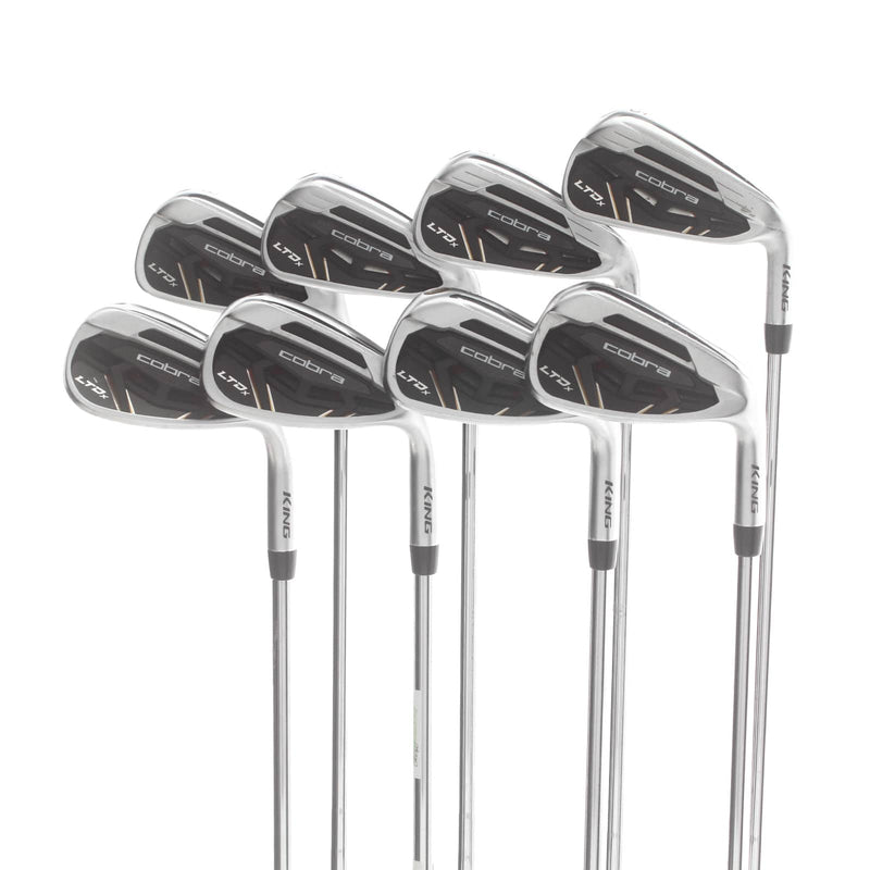 Cobra LTDx Steel Mens Right Hand Irons 5-SW+GW Regular - KBS Tour 90