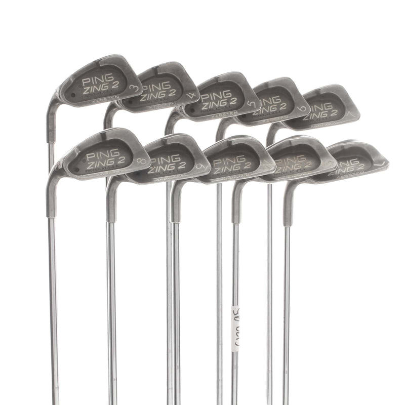 Ping Zing 2 Steel Mens Left Hand Irons 3-LW Stiff - Karsten JZ