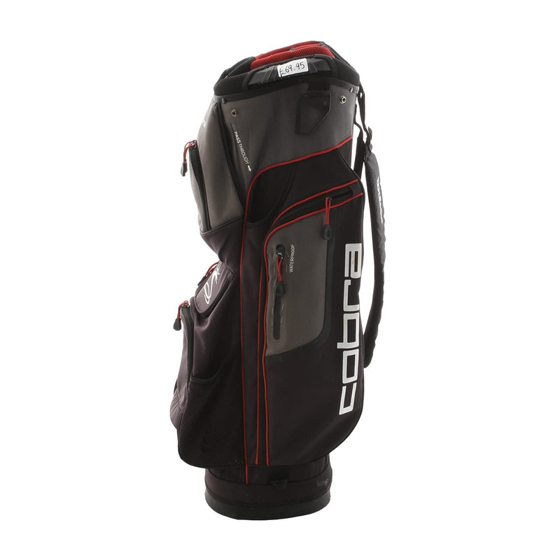 Cobra Cart Bag - Black/Grey/Red