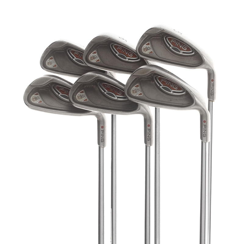 Ping G10 Steel Mens Right Hand Irons 5-PW Red Dot Regular - AWR