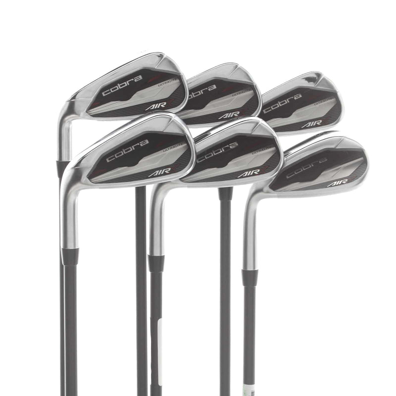 Cobra AIR-X Graphite Mens Left Hand Irons 6-SW Regular - KBS PGI 75 R