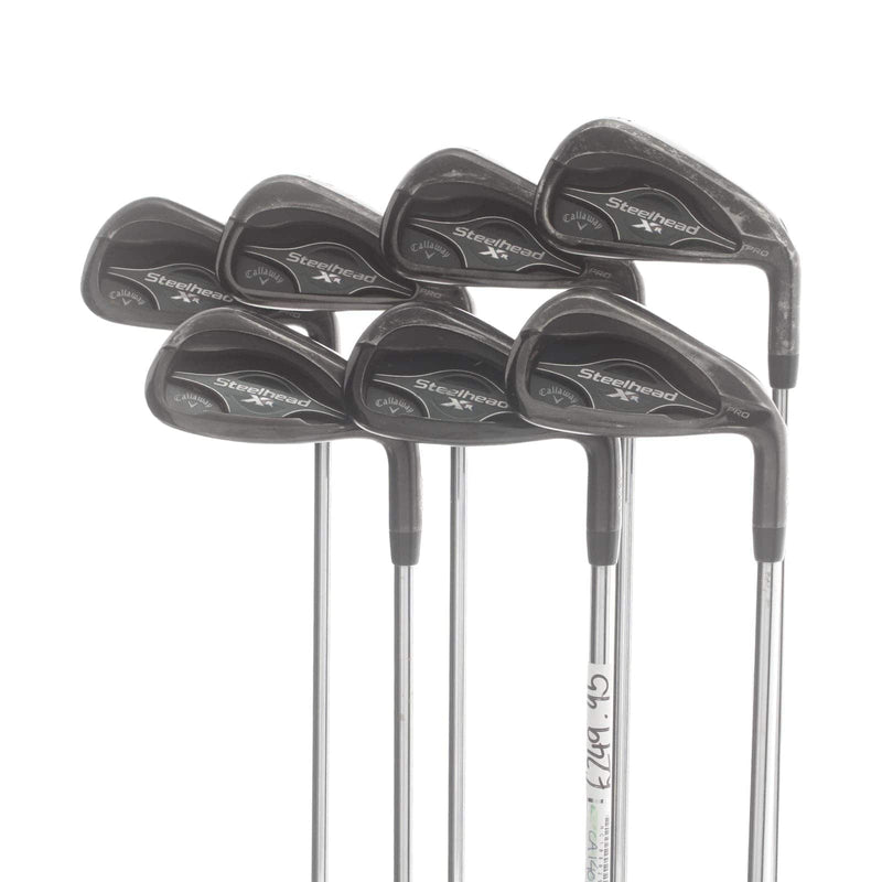 Callaway Steelhead XR Pro Steel Mens Right Hand Irons 5-AW Stiff - True Temper XP 105 ST15 S300