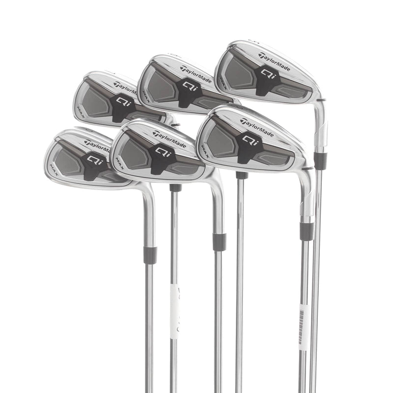 TaylorMade Qi Max Steel Mens Right Hand Irons 5-PW Regular - KBS MAX MT 85