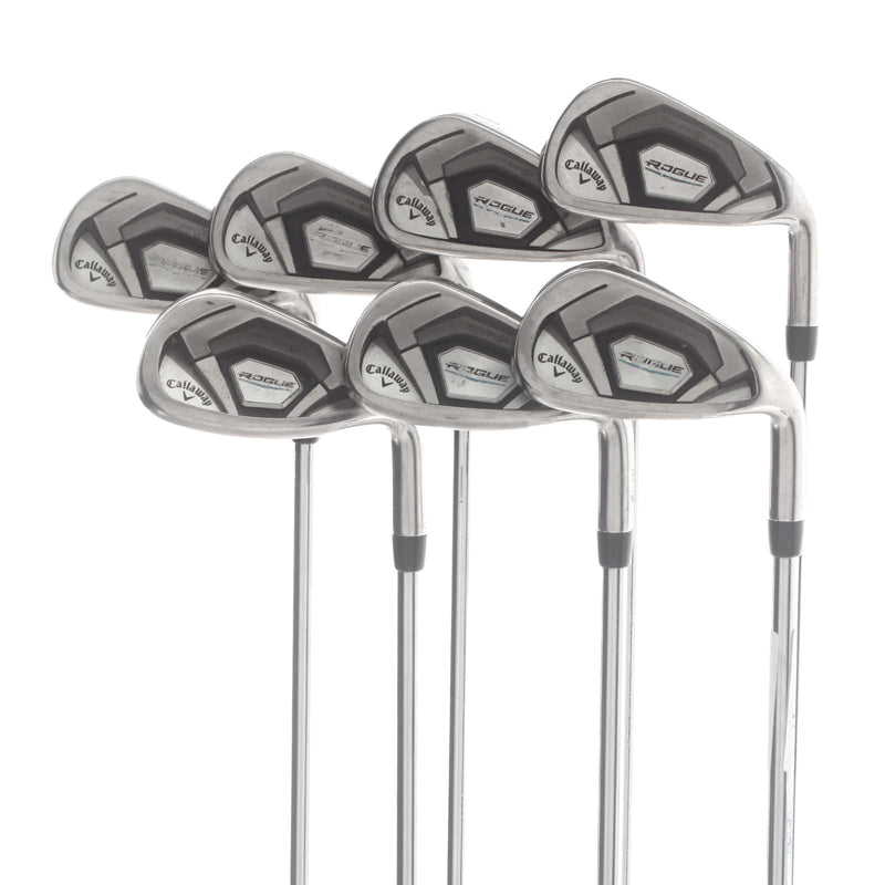 Callaway Rogue Steel Mens Right Hand Irons 5-AW Stiff - True Temper XP95 ST15 S300