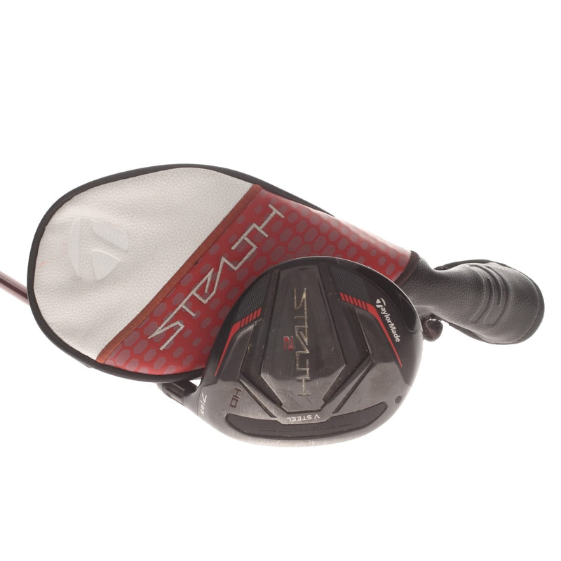 TaylorMade Stealth 2 HD Graphite Mens Right Hand Fairway 7 Wood 23* Regular - Fujikura Speeder NX 50-R Red