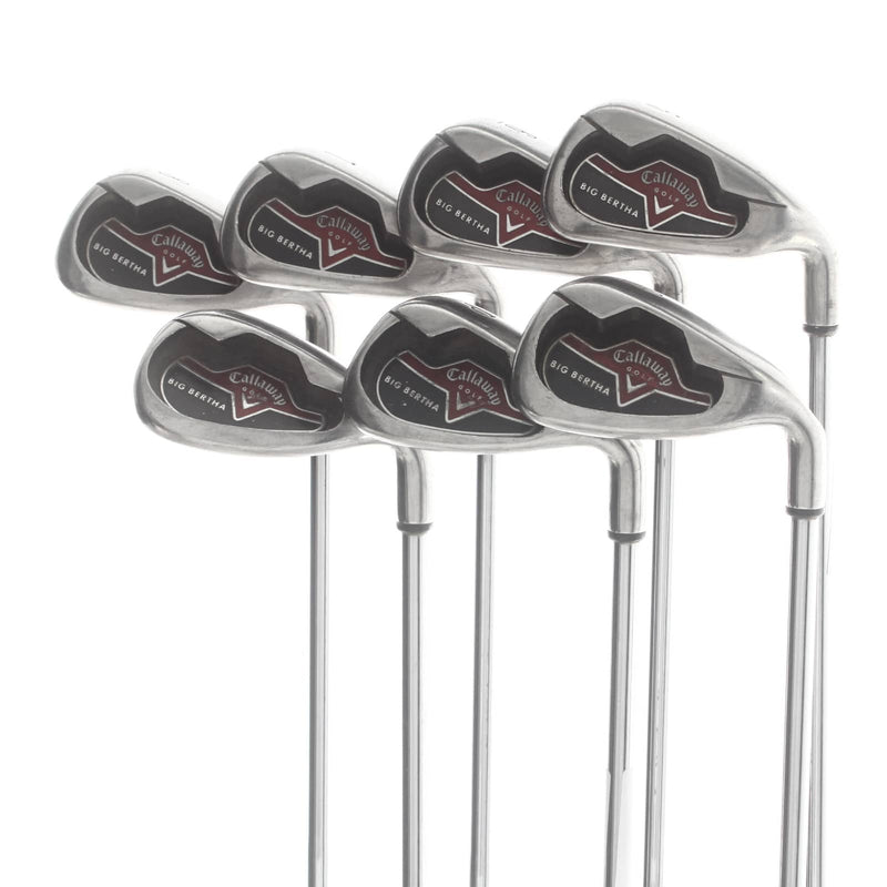 Callaway Big Bertha (2006) Steel Mens Right Hand Irons 5-SW Uniflex - Callaway Big Bertha Uniflex Steel