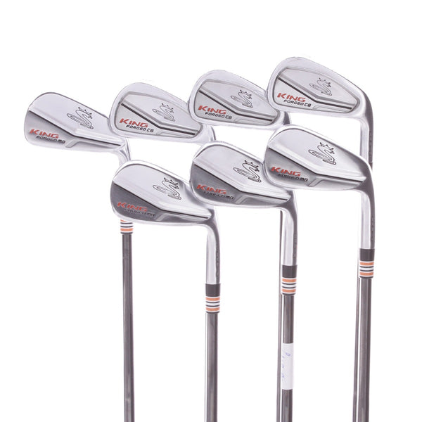 Cobra Forged MB Steel Men's Right Hand Irons 4-PW Extra Stiff - KBS S Taper 130