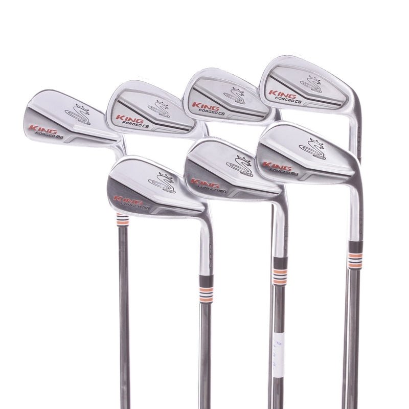 Cobra Forged MB Steel Men's Right Hand Irons 4-PW Extra Stiff - KBS S Taper 130